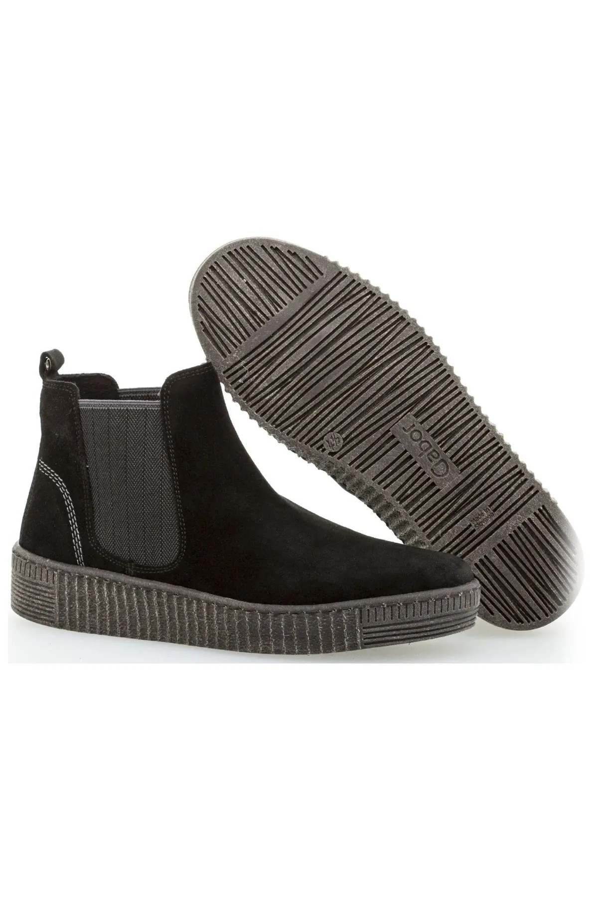 GABOR  Stiefelette - Schwarz - Flacher Absatz