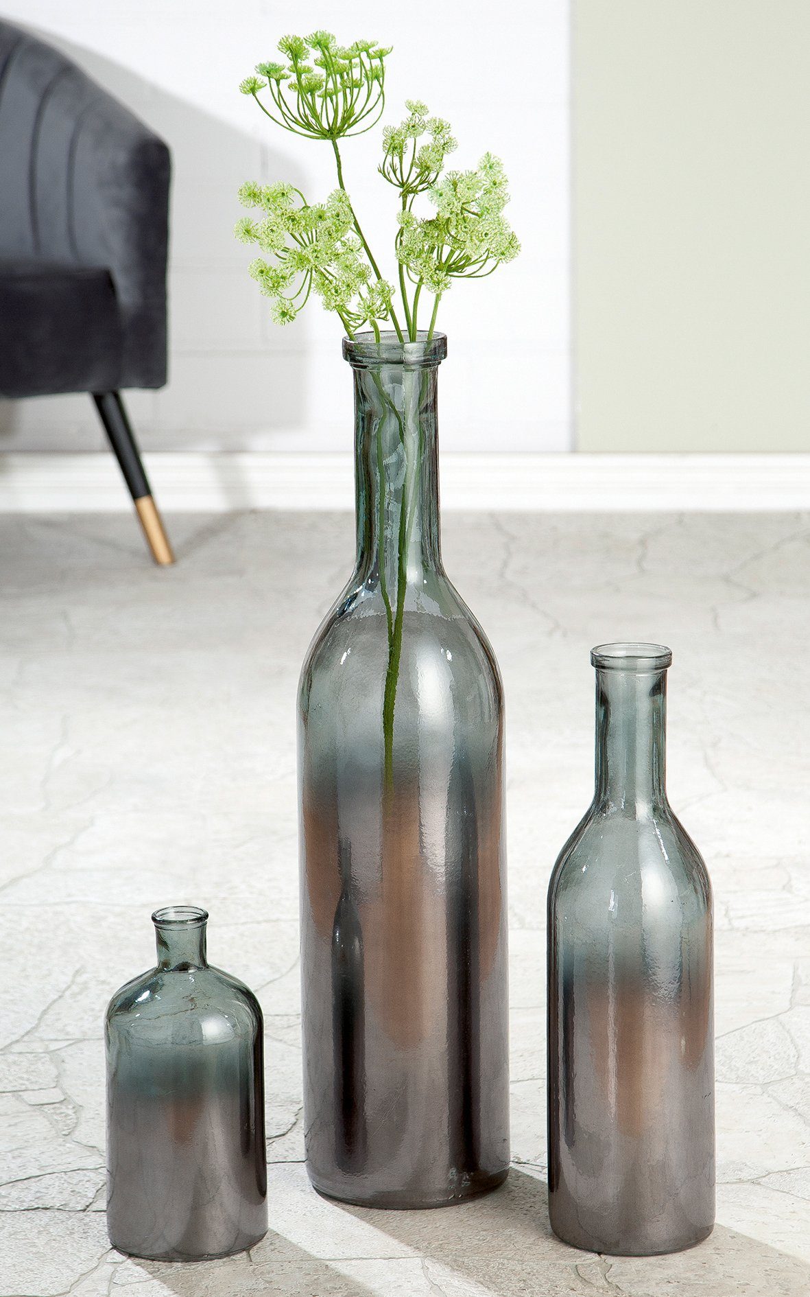 GILDE Bodenvase Douro (1 St), aus Glas