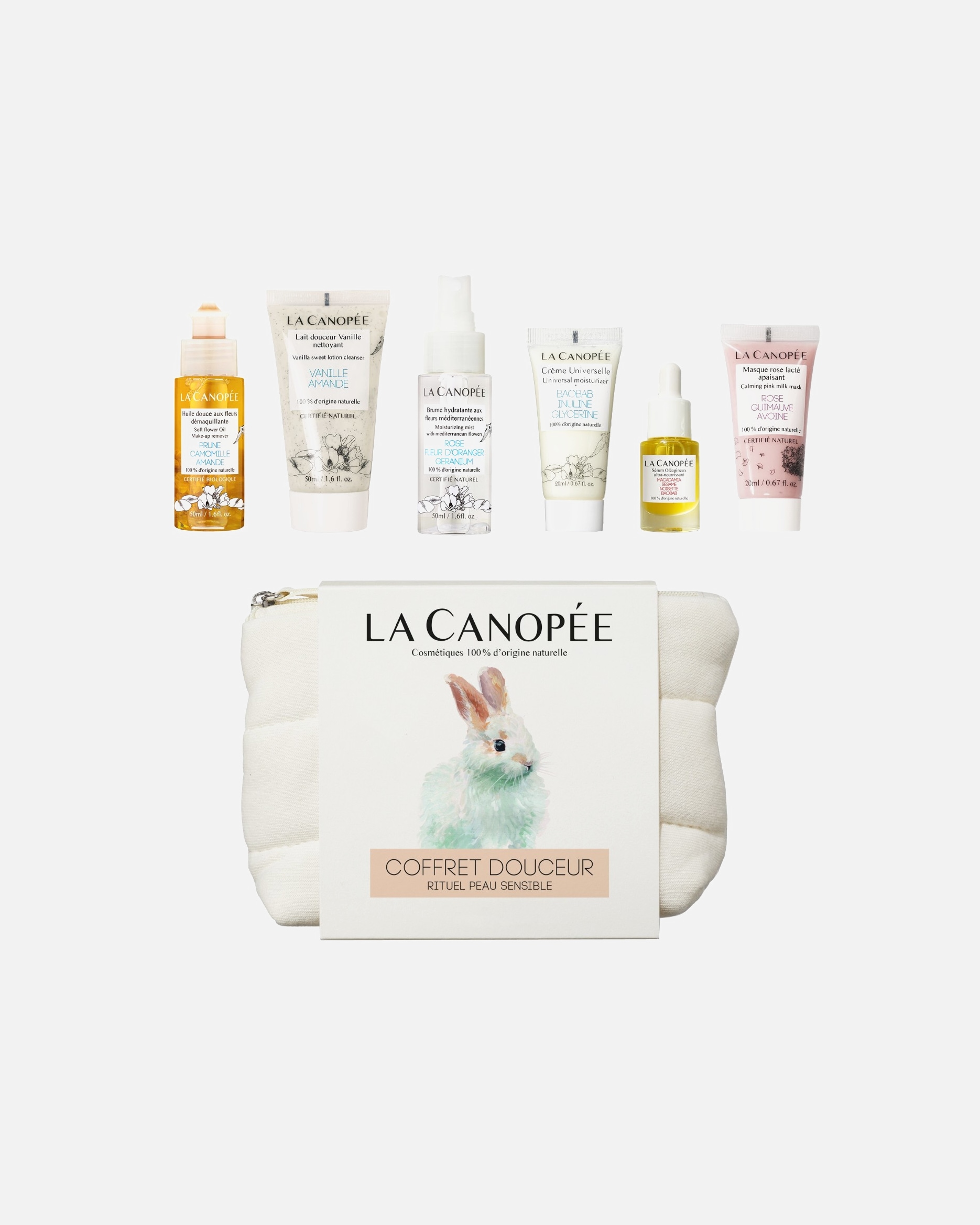 Cofanetto regalo La Canopée Gentle Ritual per pelli sensibili