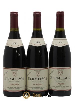 Hermitage Le Vignon Vieilles Vignes JMB Sorrel  2018 - Lot de 3 Bouteilles
