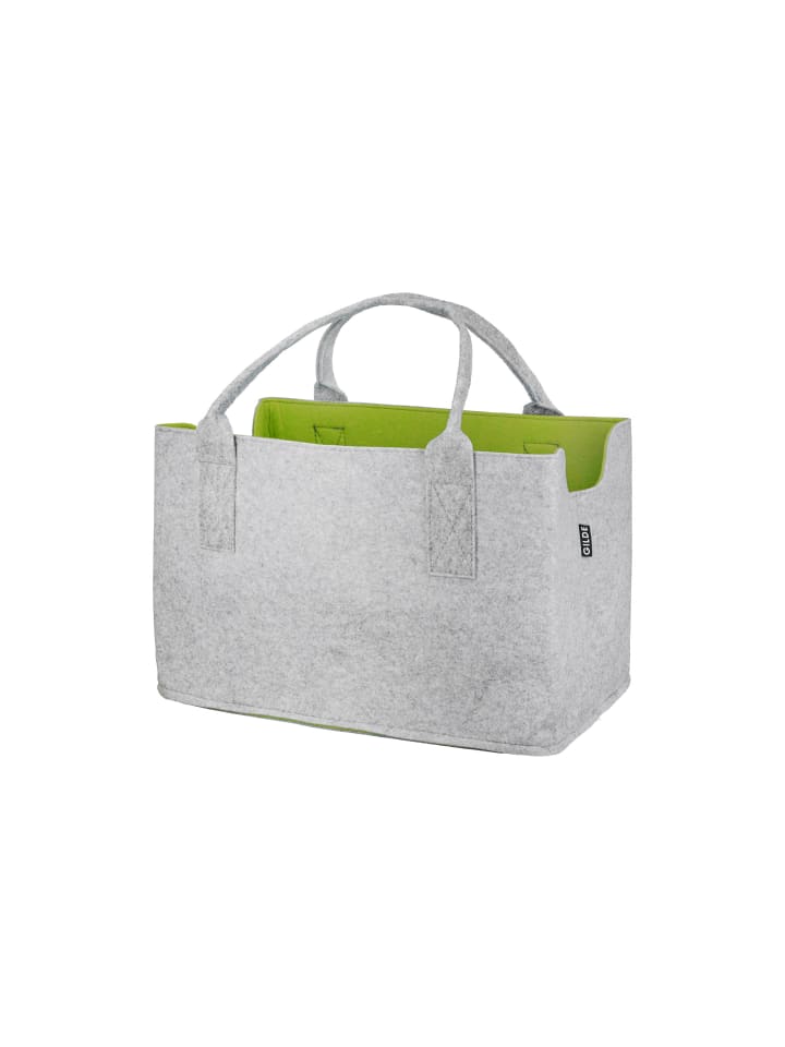 GMD Living Filztasche COLORFUL in Grau & Grün günstig kaufen onesize