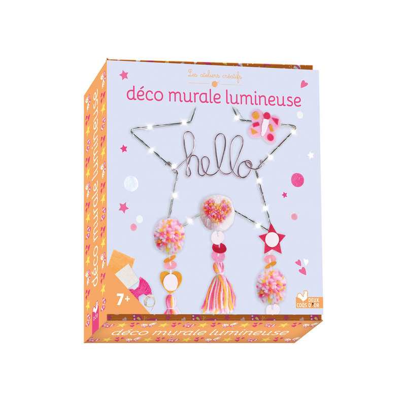 Coffret Décoration murale lumineuse avec accessoires - Deux Coqs d’Or