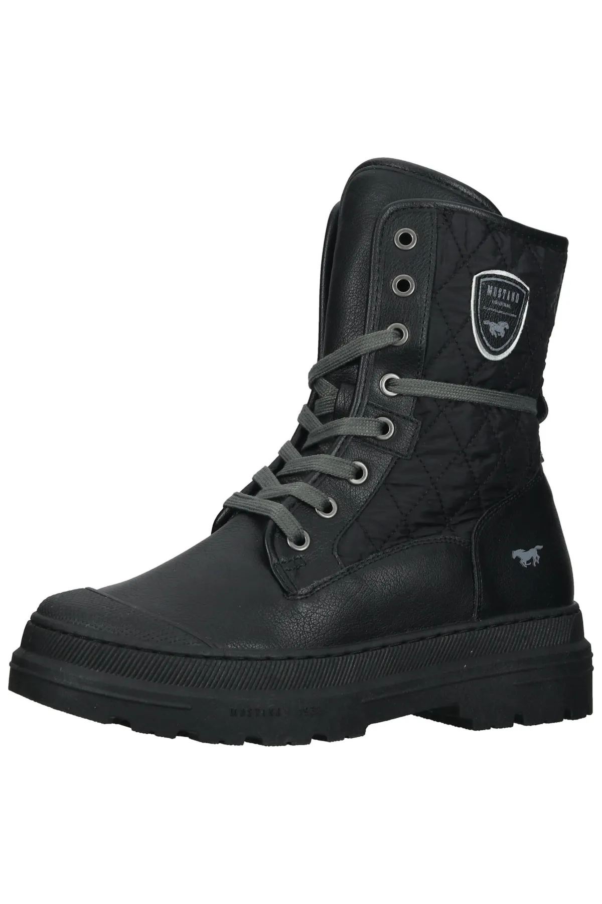 Mustang  Stiefelette - Schwarz - Blockabsatz