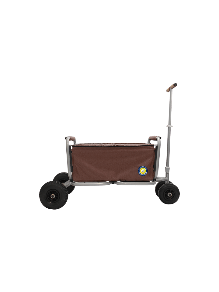Beachtrekker Beachtrekker LiFe faltbarer Bollerwagen   Bremse, klappbarer Handwagen (Braun) günstig kaufen onesize