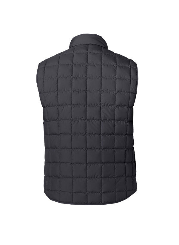 BOGGI MILANO, Daunenweste, Mikrofaser wasserabweisend, navy