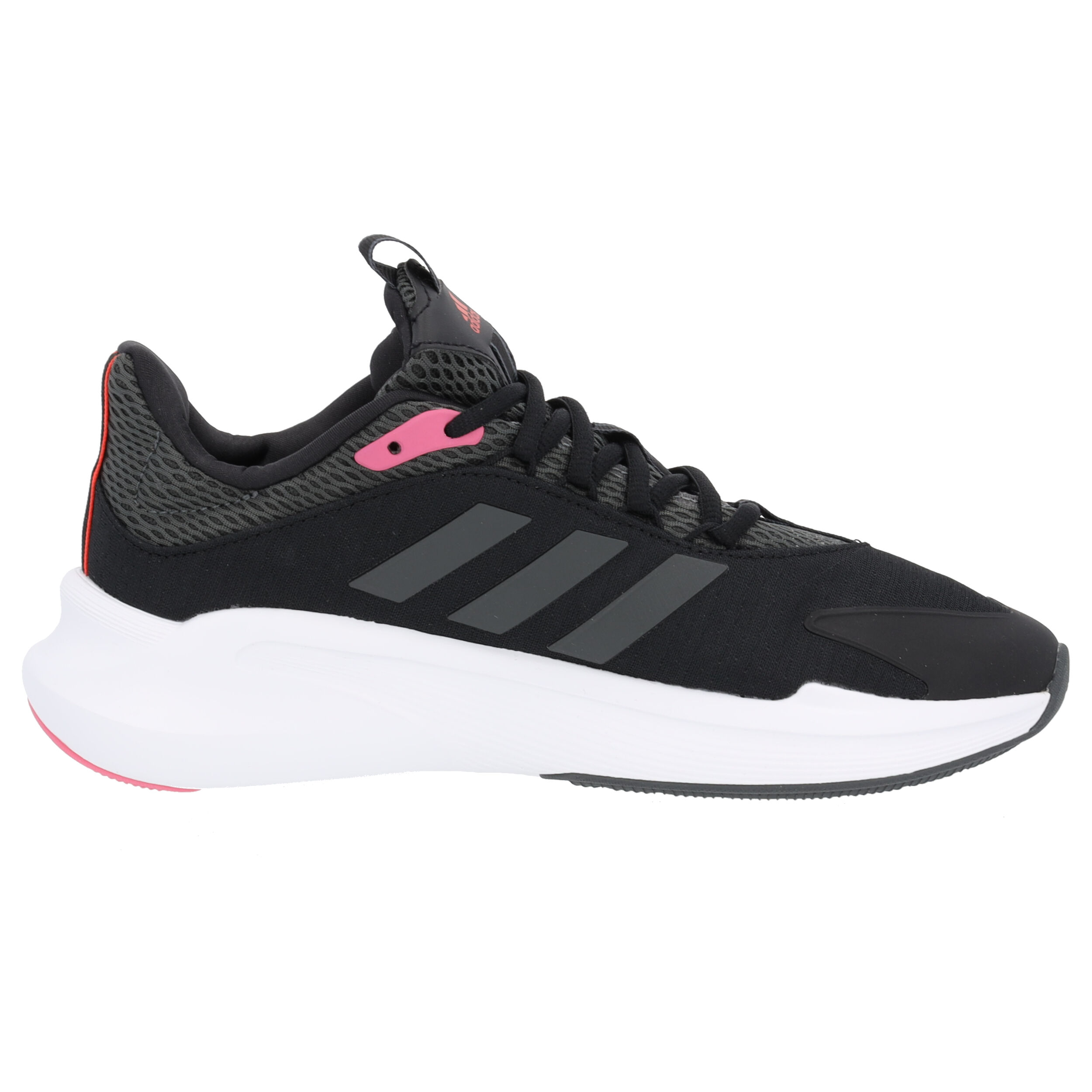 Adidas Alphaedge W, Sneakers Low, Damen, Schwarz/Grau/Pink