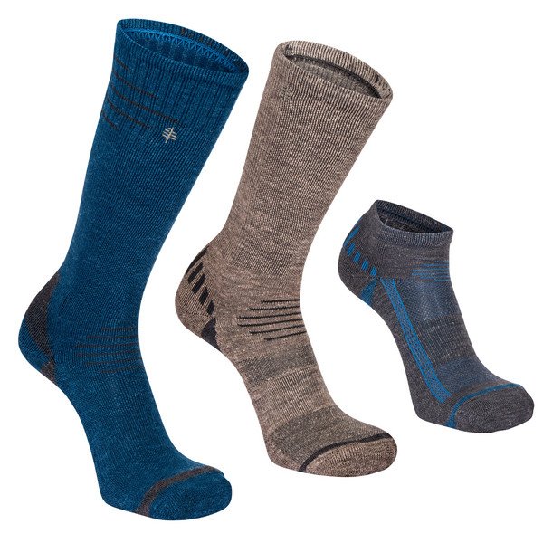VENTURE 3 PACK Unisex - Wandersocken
