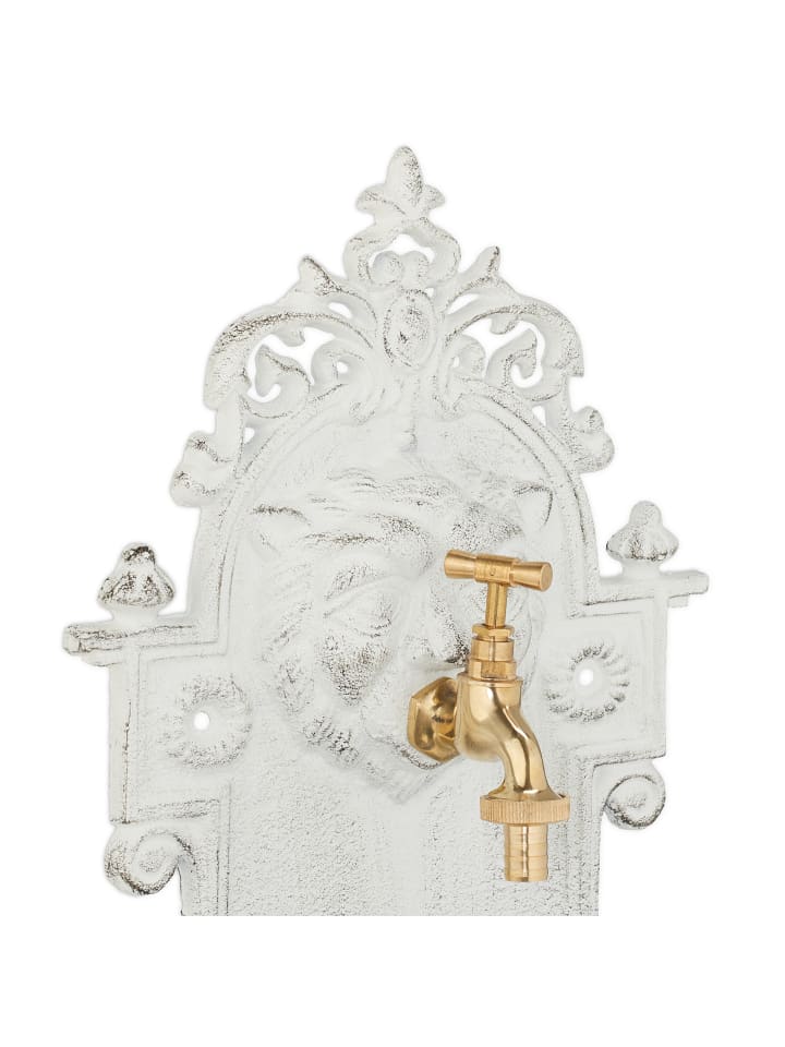 relaxdays Wandbrunnen in Weiß - (B)35 x (H)61 x (T)18 cm günstig kaufen onesize