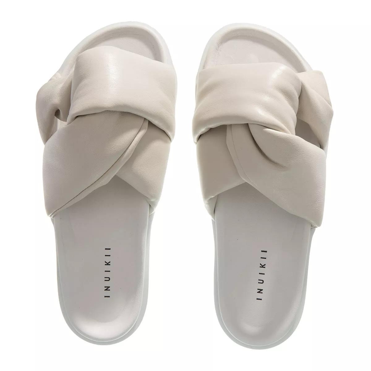 INUIKII Komfort Sandalen weiss Slide