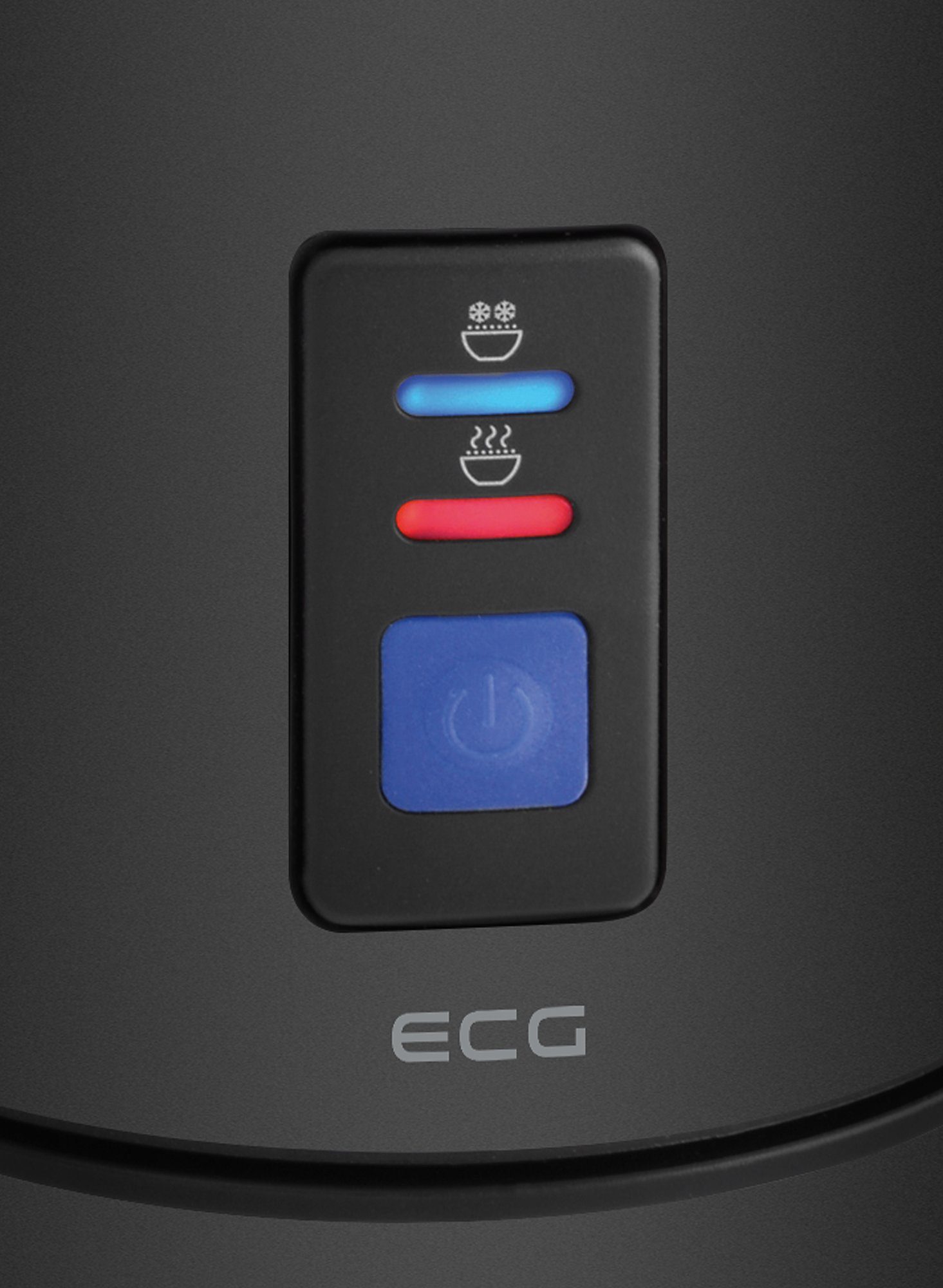 ECG Milchaufschäumer NM 119, 500 W, Für warmen / kalten Milchgetränken und Milchschaum
