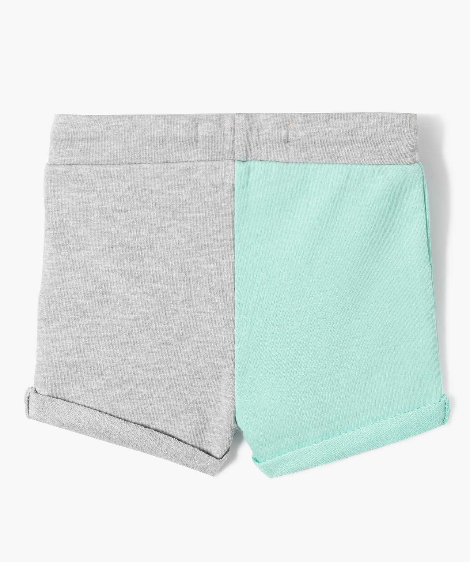 Ensemble bébé Garçon 2 pièces : tee-shirt + short bicolo... blanc | GEMO