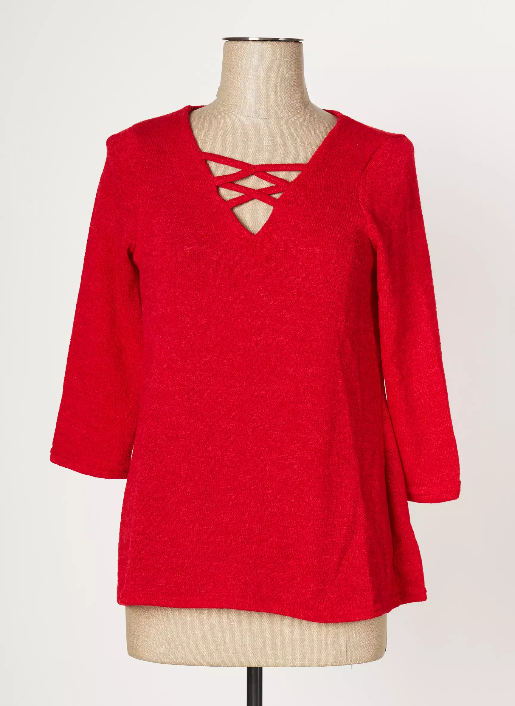 Multiples Pulls Femme couleur rouge