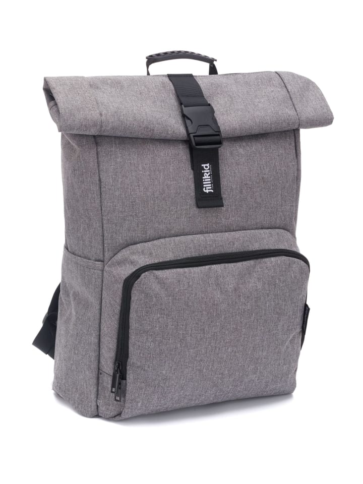fillikid Wickelrucksack Dublin Exclusiv in Grau Melange günstig kaufen onesize