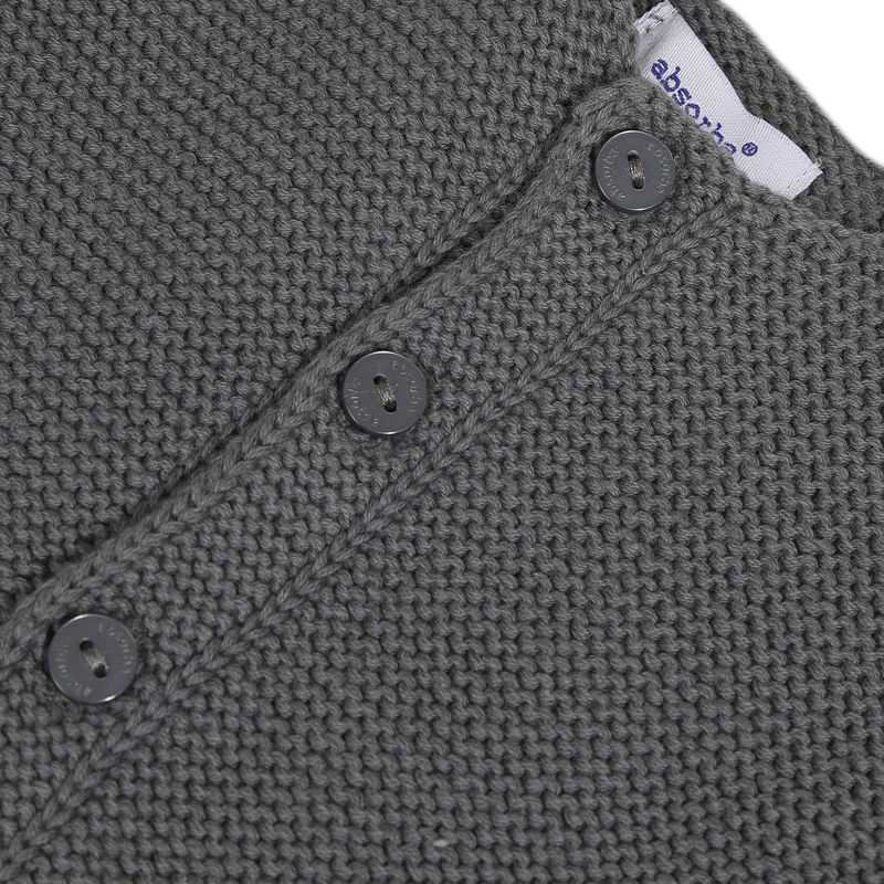 Cardigan gris en coton point mousse naissance Absorba