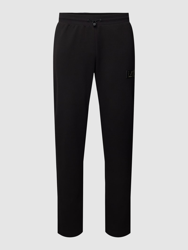 Sweatpants mit Tunnelzug in schwarz