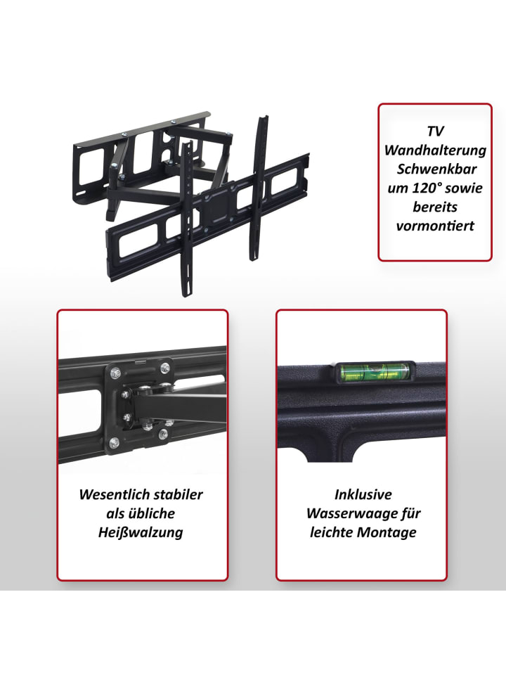 MCW TV-Wandhalterung C95 neigbar, schwenkbar und ausziehbar günstig kaufen onesize