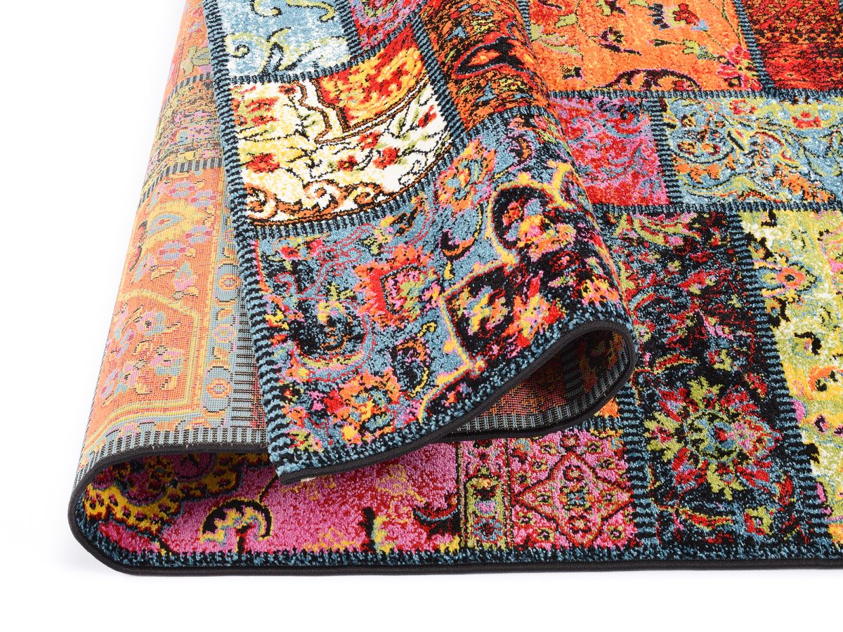 Webteppich Festival Avid Oris Multicolor 65 x 130 cm