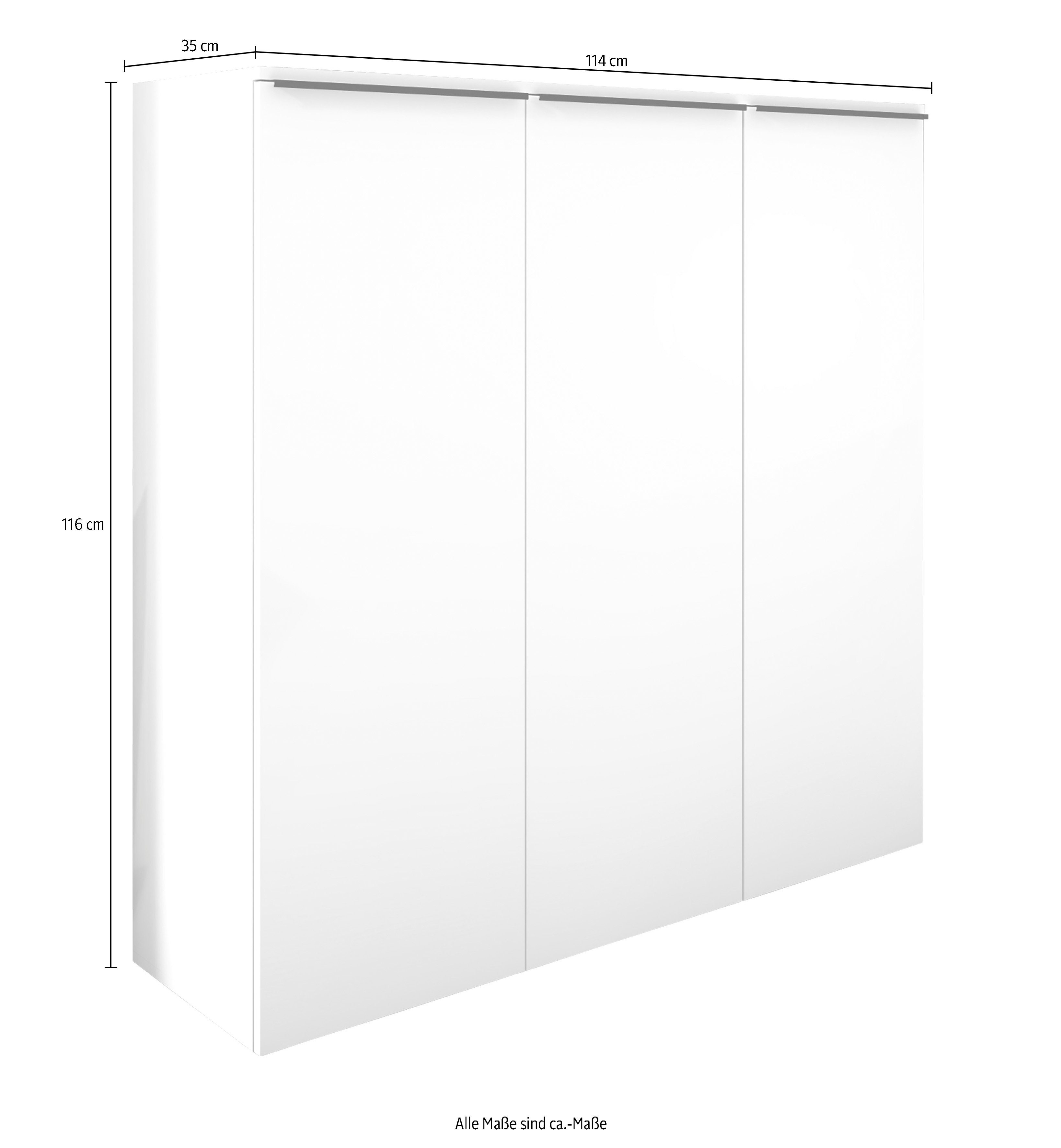borchardt Möbel Aktenschrank Tom Breite 114 cm, Mehrzweckschrank