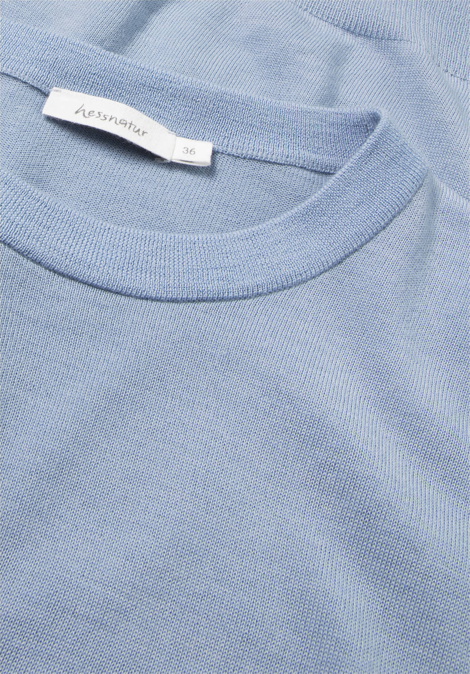 Rundhals-Pullover aus reiner Bio-Merinowolle