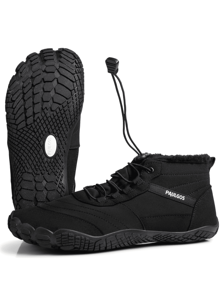 PAULGOS Winterbarfußschuhe, unisex, Größe 37-47 in 3 Farben in Schwarz günstig kaufen