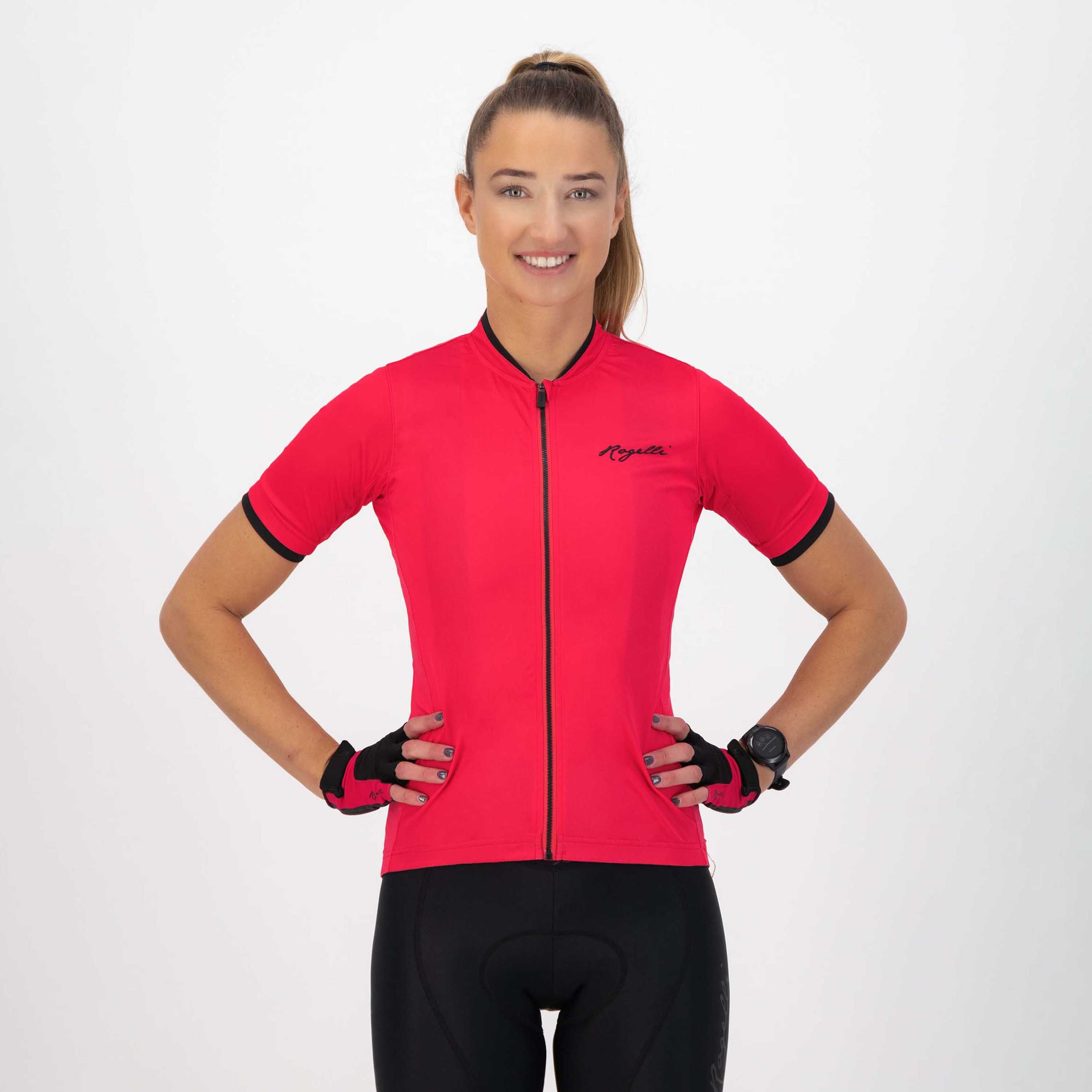 Rogelli Essential Pink Damen Radtrikot