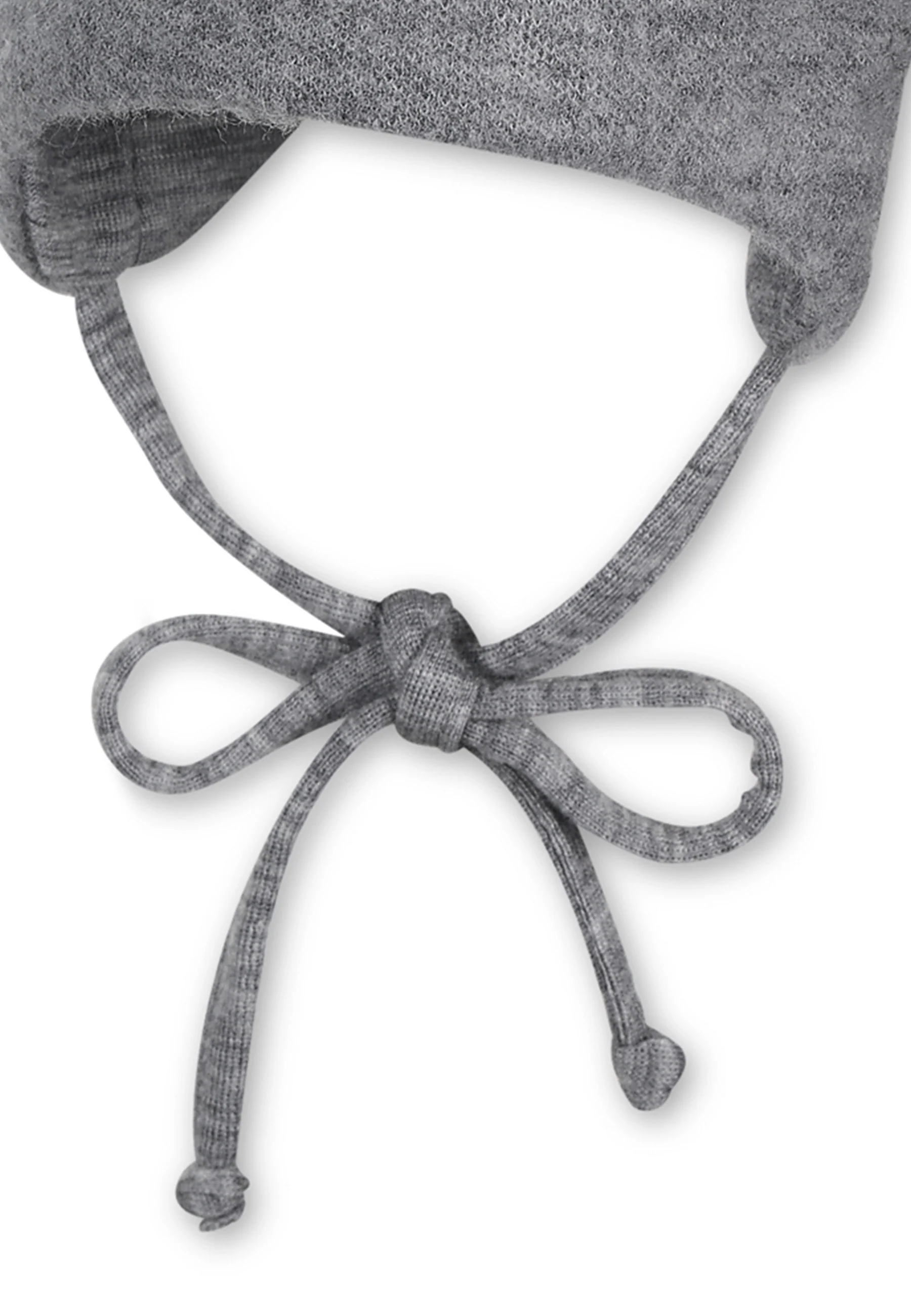 Mütze aus Wolle (Merino) mit Bindeband in 5 Farben
