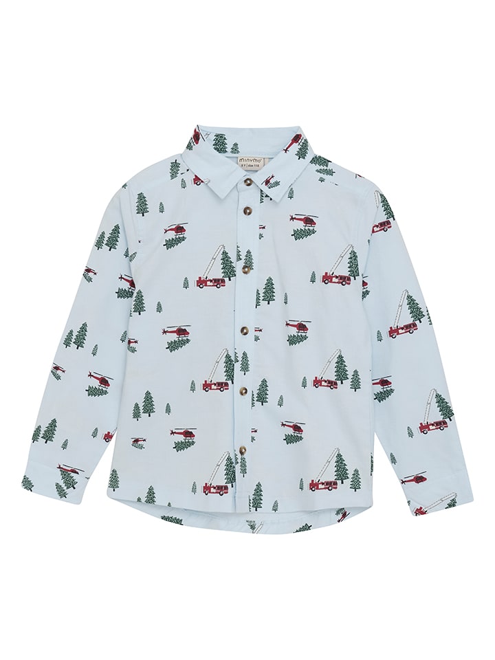 Minymo Hemd in Hellblau günstig kaufen