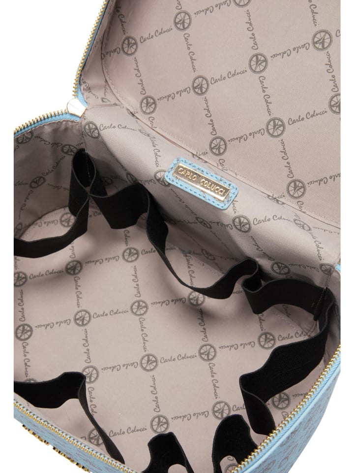 Carlo Colucci Kosmetiktasche Craighero in Blau günstig kaufen onesize