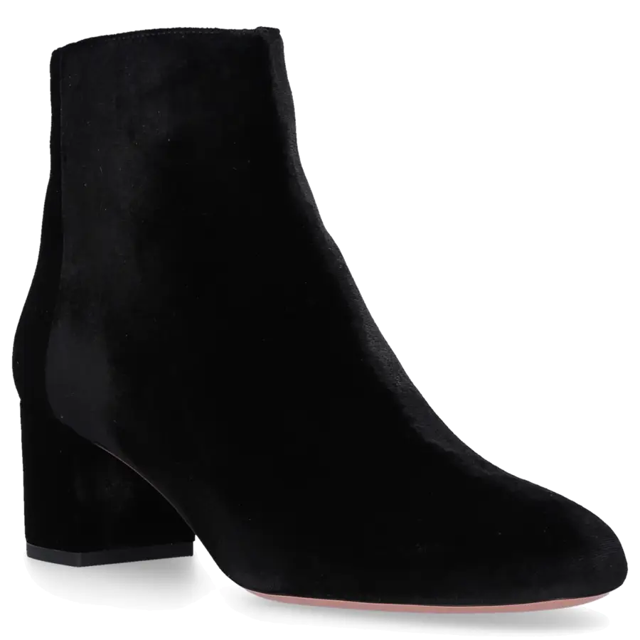 Aquazzura - Klassische Stiefeletten BROOKLYN Samt - schwarz