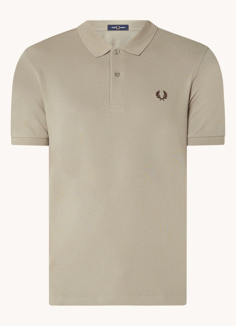 Fred Perry polo majica regularnog kroja od pike pamuka s vezom logotipa