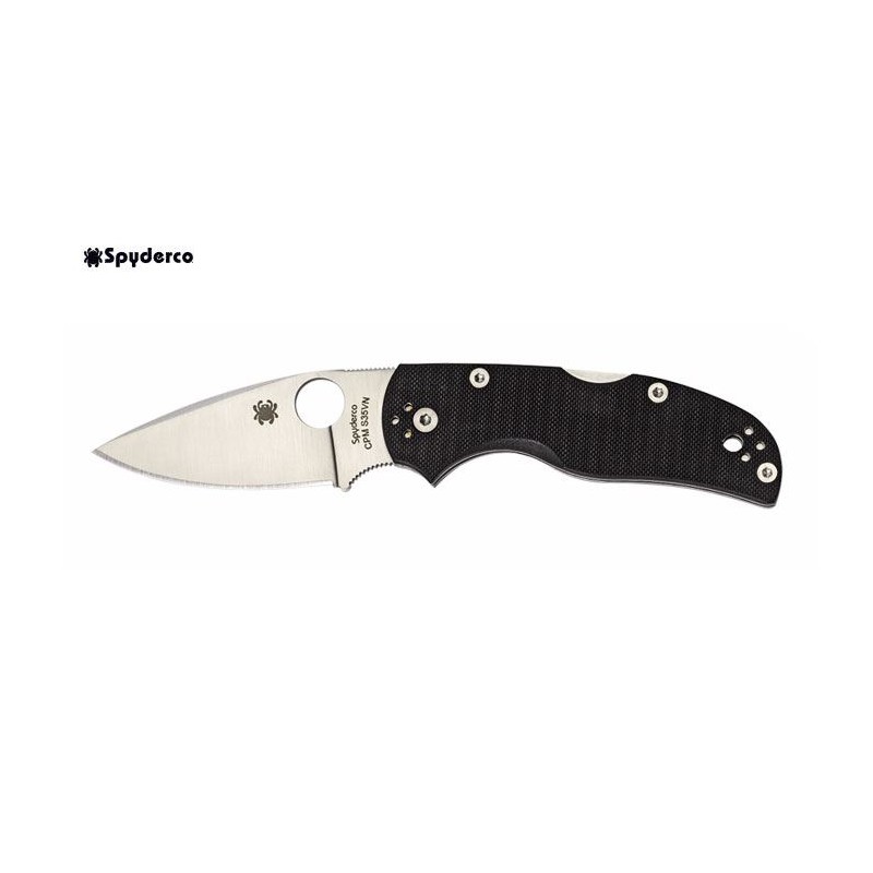 Spyderco Native 5 C41GP5 Taktisches Messer in G10, Militärklappmesser.