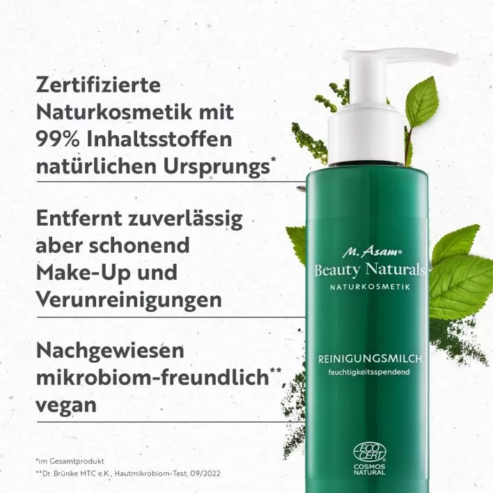 BEAUTY NATURALS Naturkosmetik Reinigungsmilch