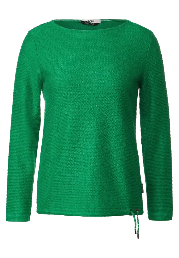 CECIL Struktur Langarmshirt