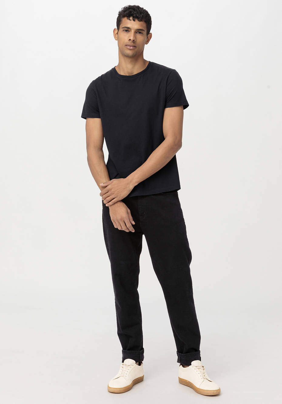 Basic T-Shirt Regular aus reiner Bio-Baumwolle im 2er-Pack
