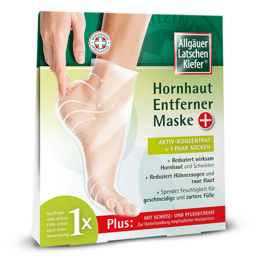 ALLGÄUER LATSCHENK. Hornhaut Entferner Maske plus  1 P