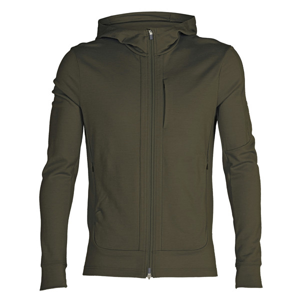 M QUANTUM III LS ZIP HOOD Herren - Wolljacke