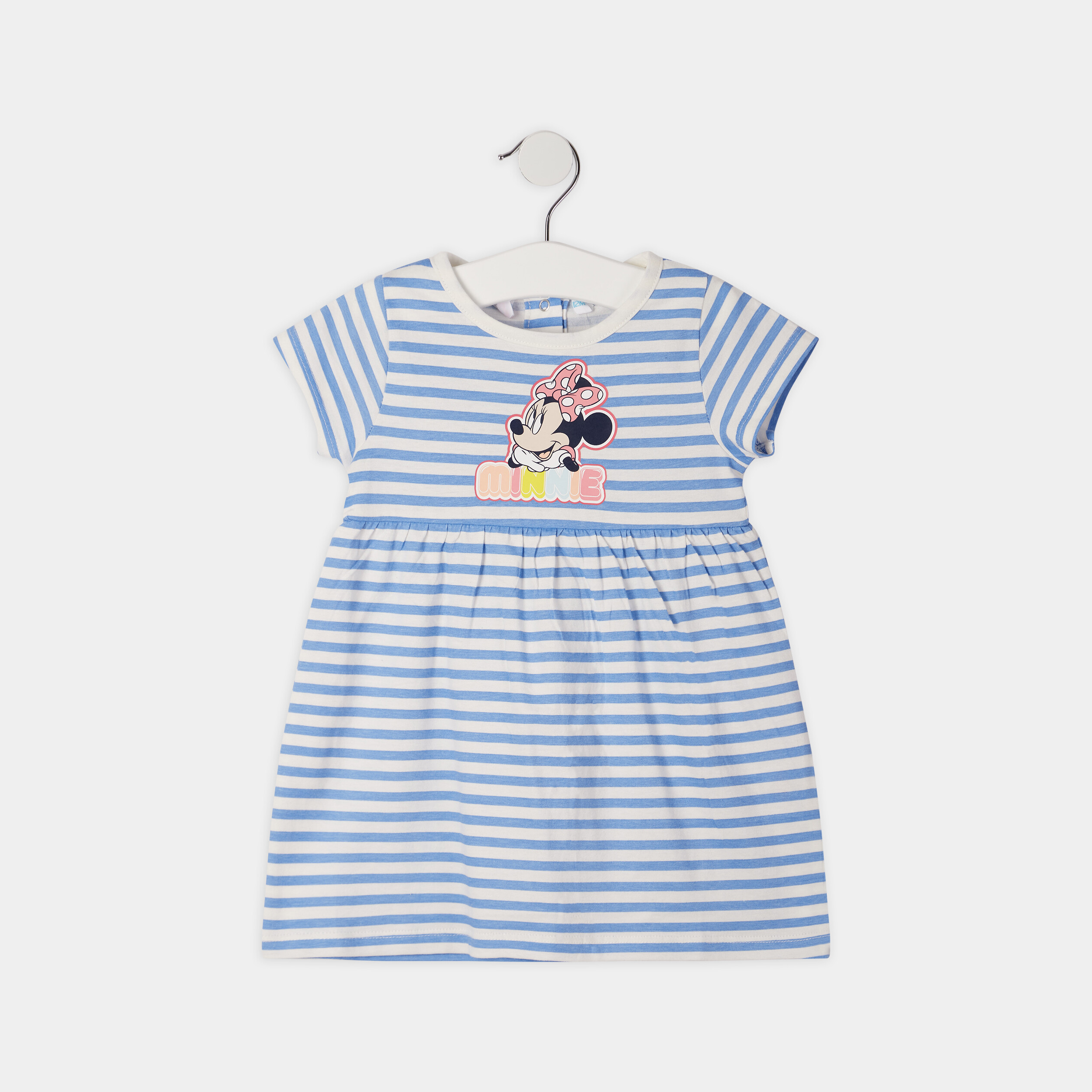 Robe Minnie bleu bébé fille | La Halle