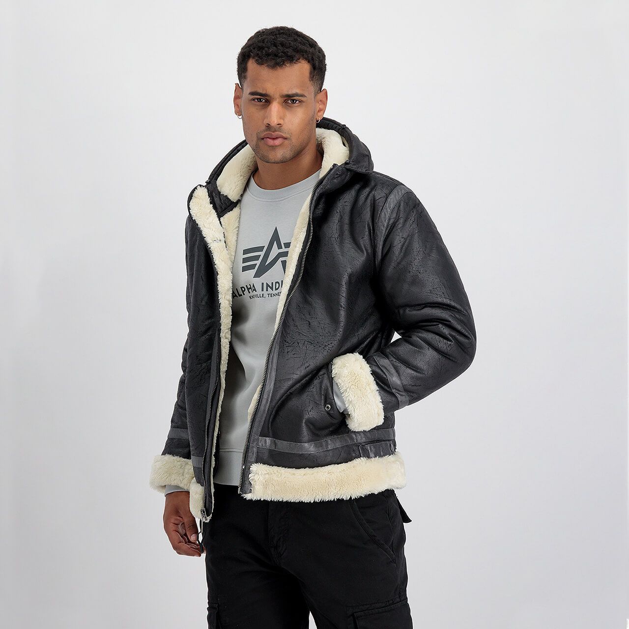 B3 FL Hooded Fliegerjacke