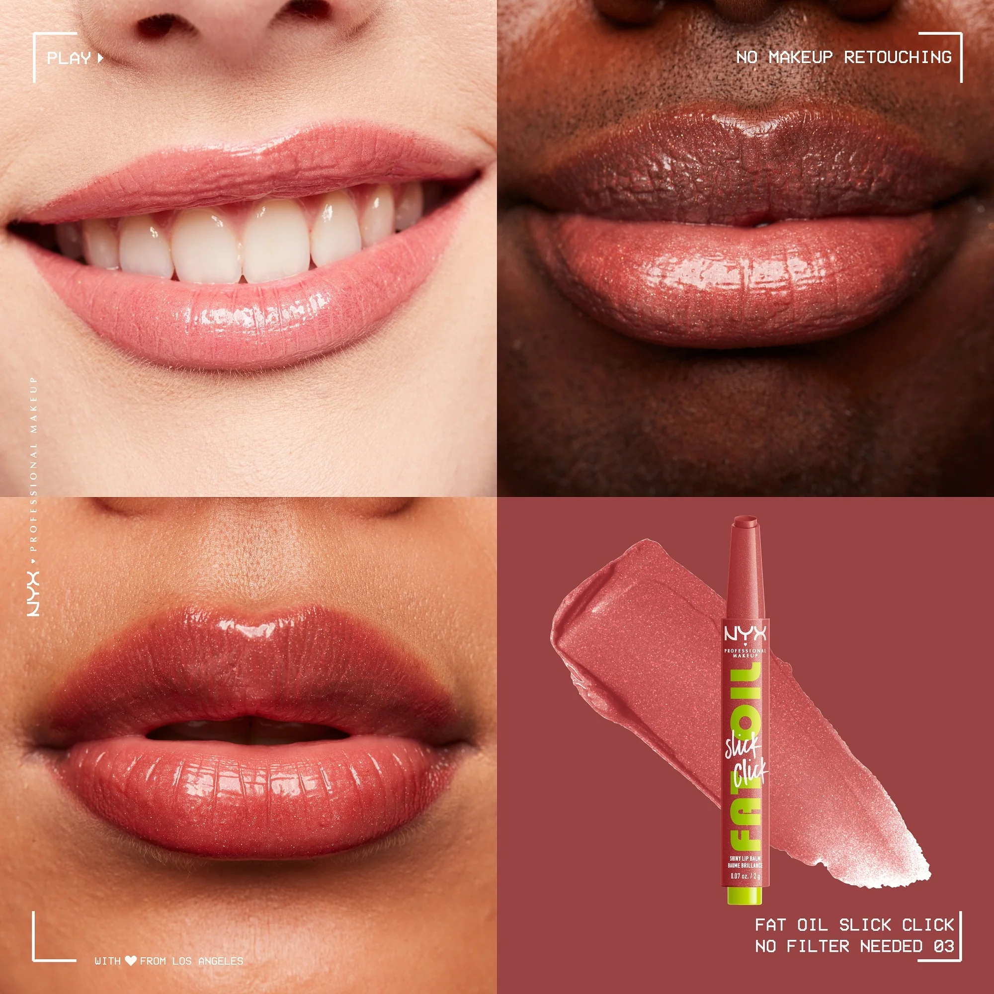 Lips Fat Oil Slick Click - Lápiz labial, brillo