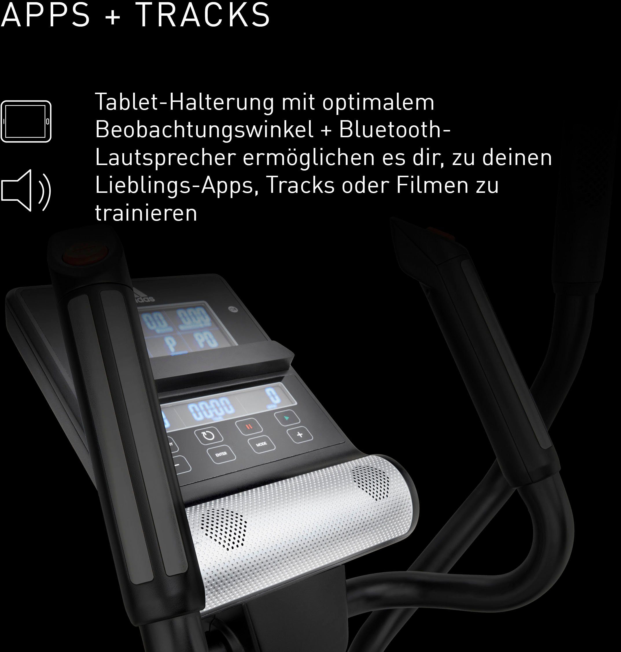 adidas Performance Crosstrainer-Ergometer X-21, mit LED-Beleuchtung