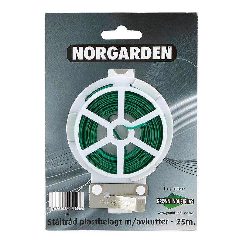 Norgarden Oppbindingstråd 25 m, grønn, Norgarden