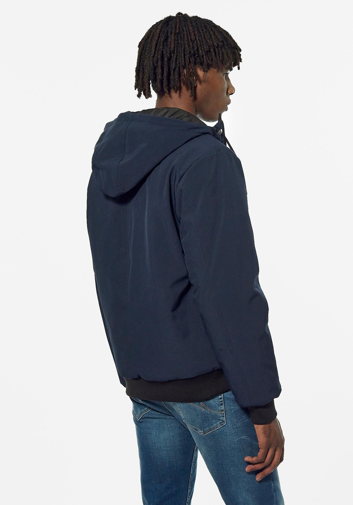 SPIKE  Blouson bleu Homme