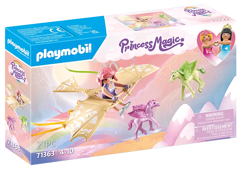 Himmlischer Ausflug mit Pegasusfohlen