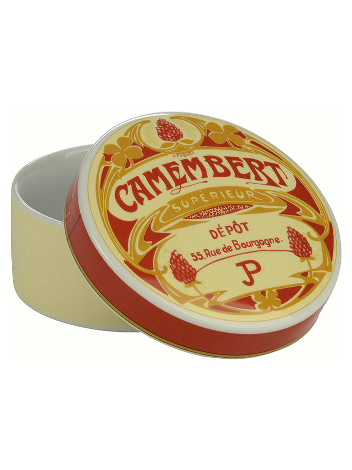 BIA INTERNATIONAL 2tlg. Set: Auflaufform ''Classic Camembert'' in Rot/ Gelb - Ø 12,5 cm günstig kaufen onesize