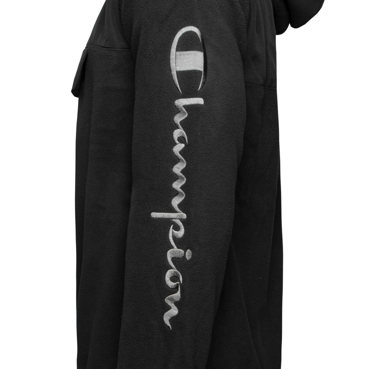 Champion Hooded Half Zip Kapuzenpullover schwarz