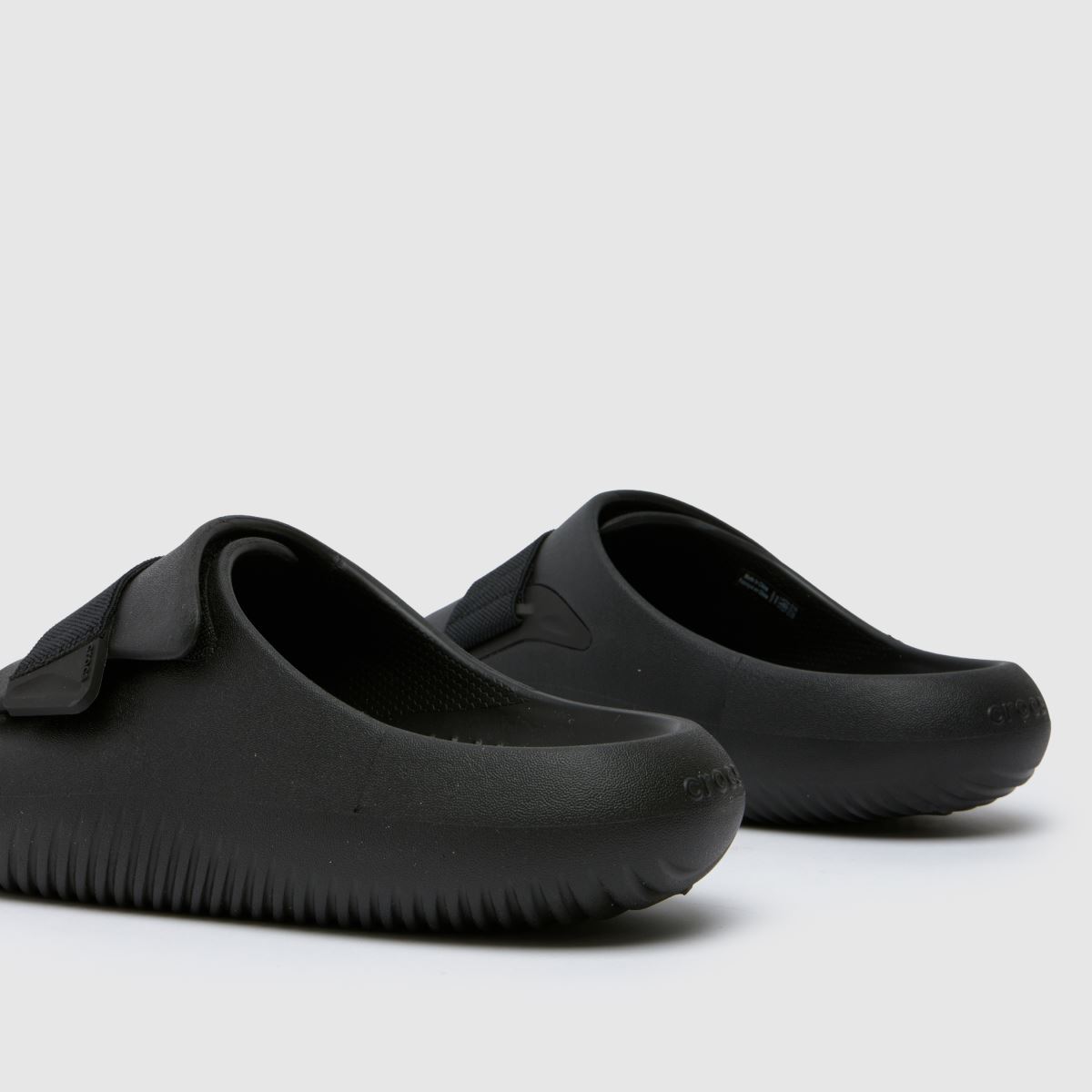 Crocs Mellow Luxe Recovery Slide szandál fekete színben
