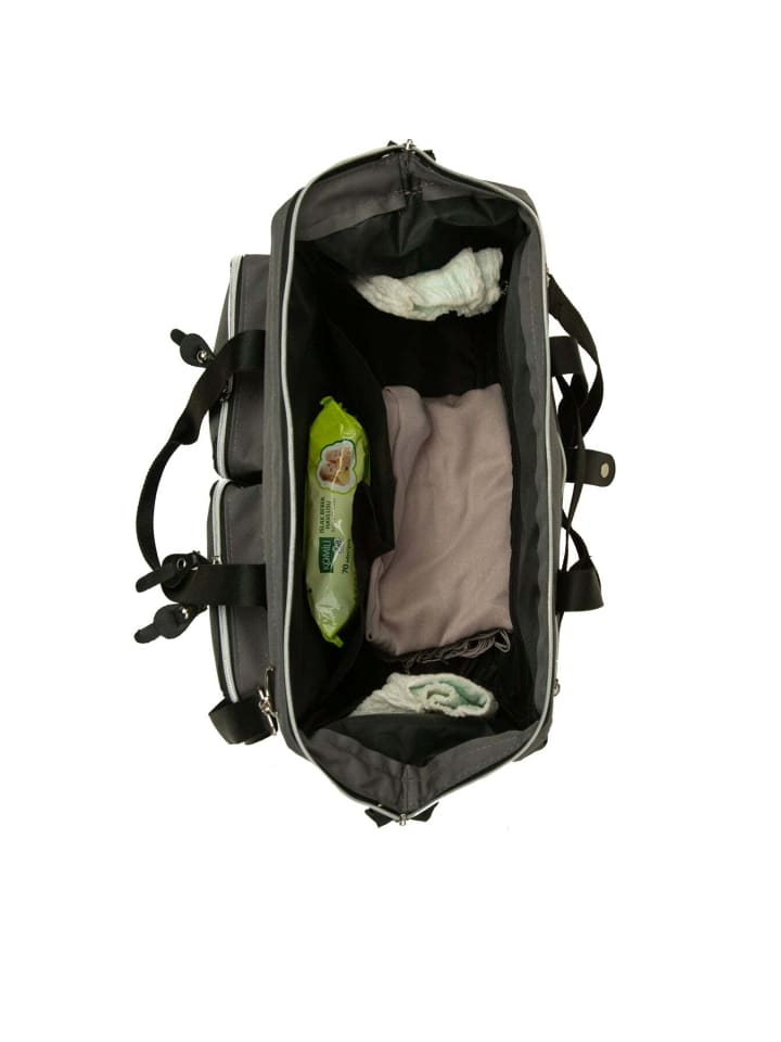 BAGmori Wickeltasche - Schultertasche in Grau günstig kaufen onesize