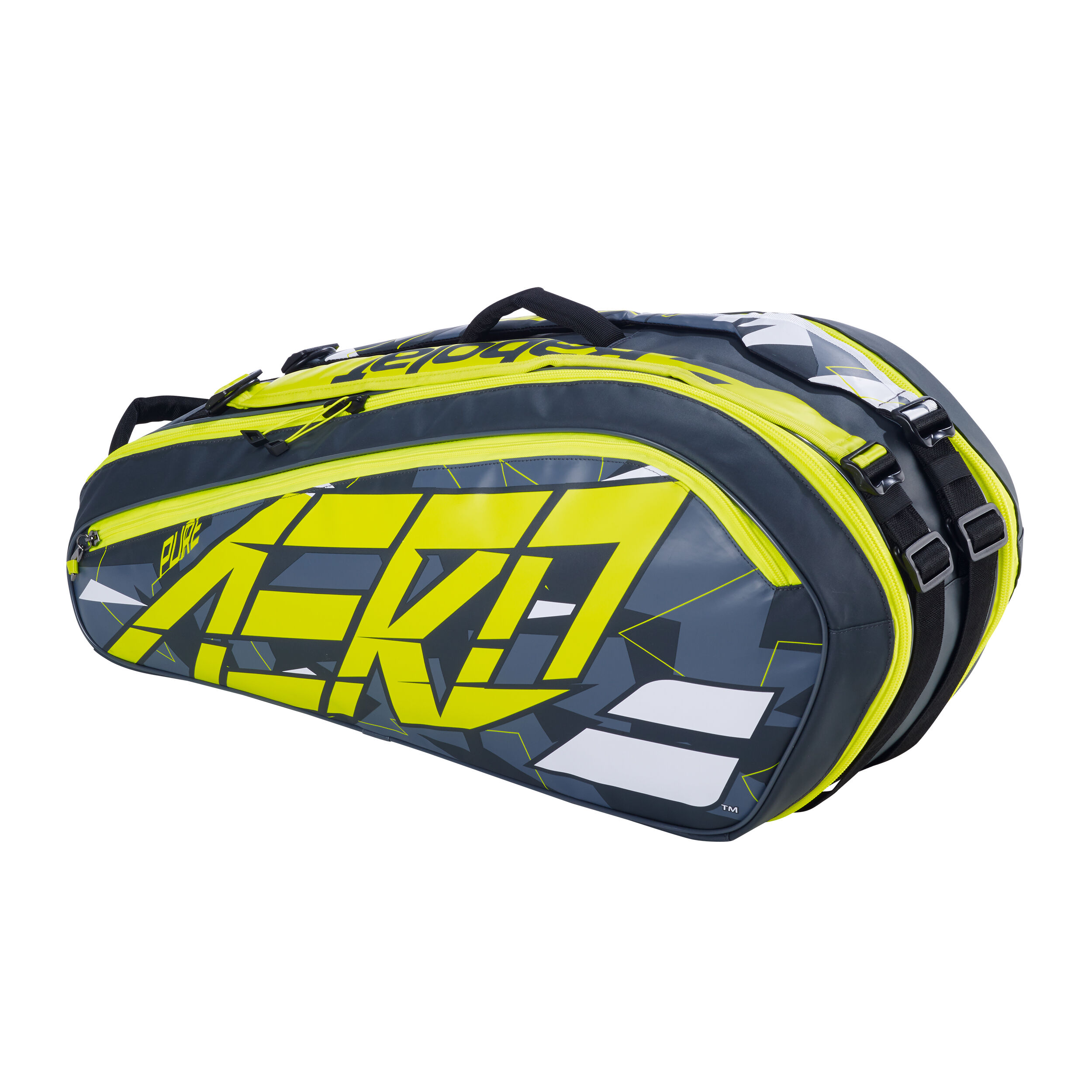 Pure Aero RH X 6 Schlägertasche - Anthrazit, Gelb