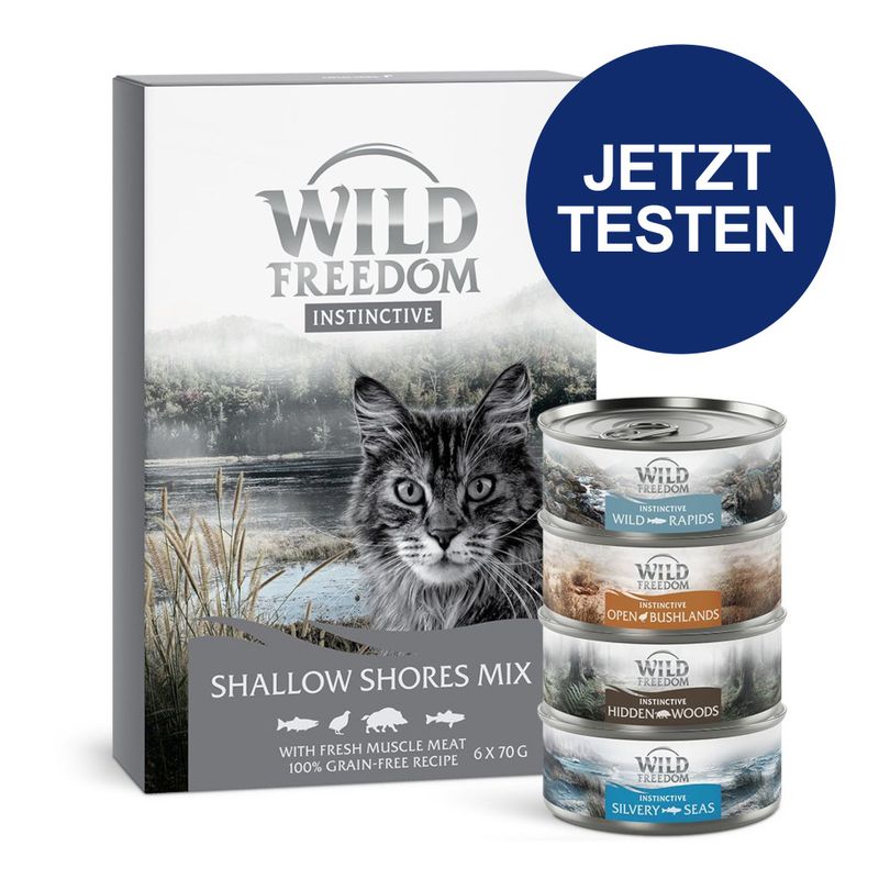 Probierpaket Wild Freedom Instinctive Adult 6 x 70 g zu TOP-Preisen