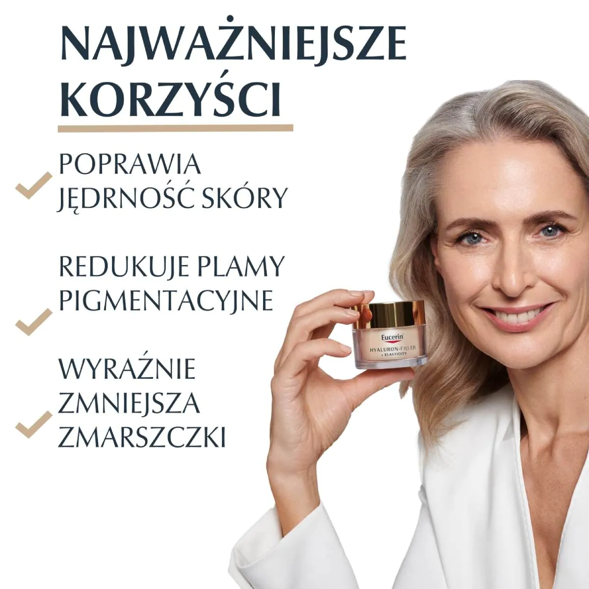 Eucerin Hyaluron Filler + Elasticity dnevna krema SPF15
